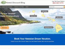 Tablet Screenshot of hawaiidiscountblog.com